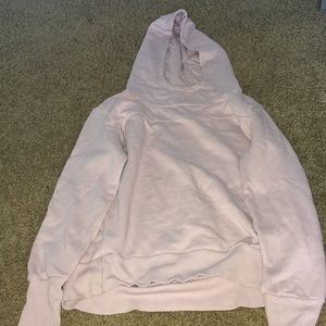 Velvet pink hoodie
